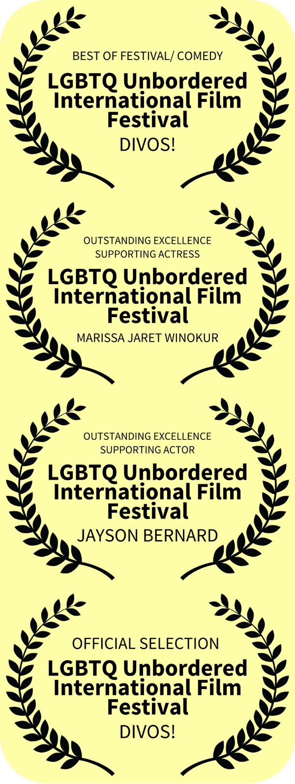 LGBT Unbordered International Film Festival laurels